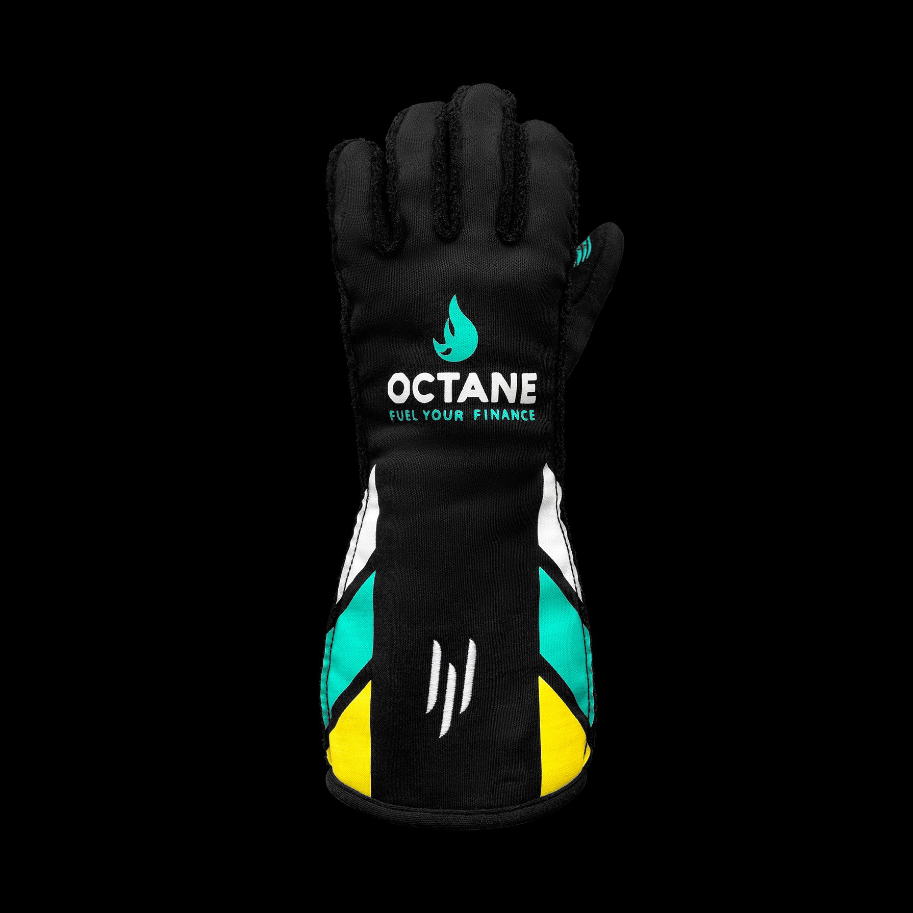 Maßgeschneiderte Fyshe Gecko Race-Handschuhe