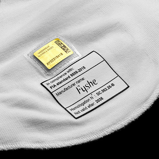 FIA 8856-2018 Homologation Label and hologram